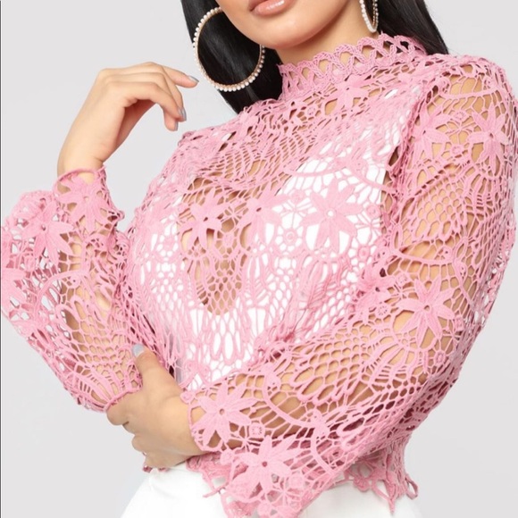 fashion nova crochet top